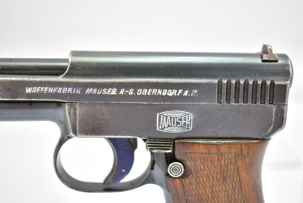 Circa 1910-1914, German Mauser, Model 1910 "Pocket Pistol",  .25 ACP Cal. (6.35 mm), Semi-Auto