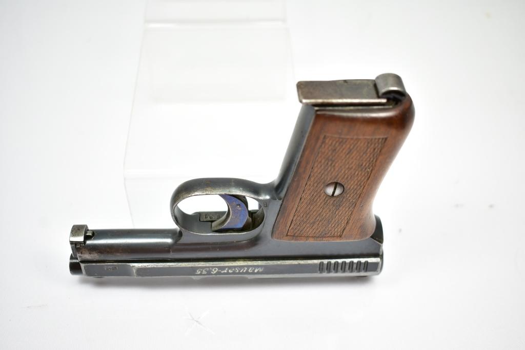 Circa 1910-1914, German Mauser, Model 1910 "Pocket Pistol",  .25 ACP Cal. (6.35 mm), Semi-Auto