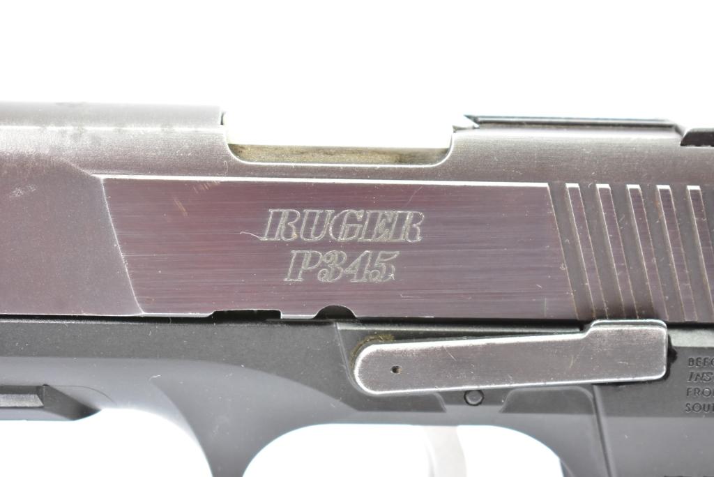 2008 Ruger, Model P345, 45 Auto Cal., Semi-Auto W/ Holster