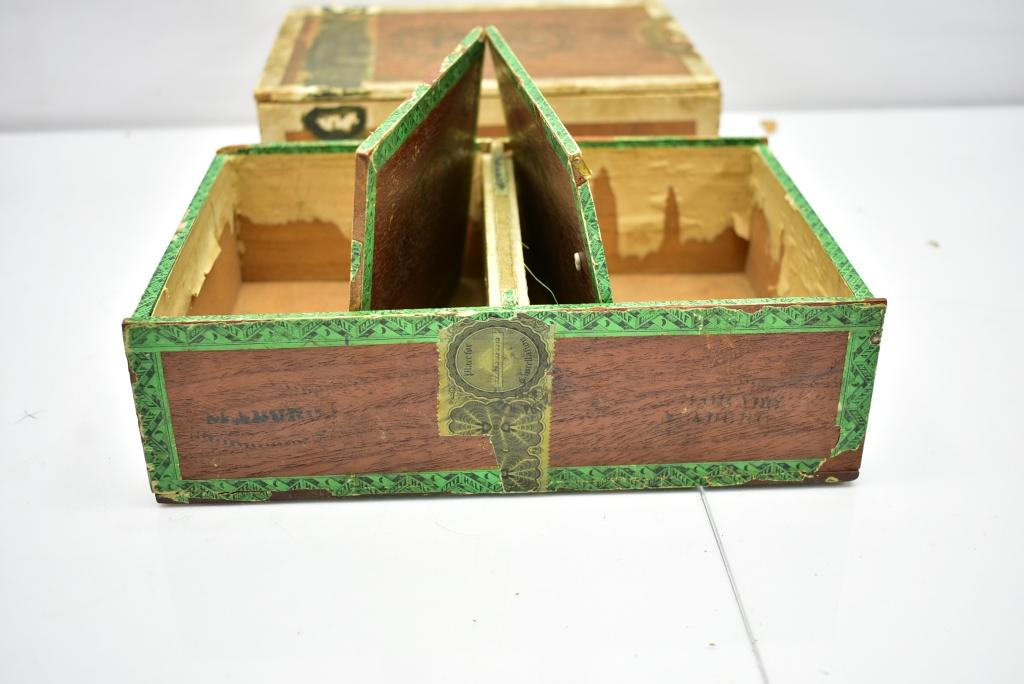 (9) Early Cigar Boxes & Other Related Items (Sells Together)