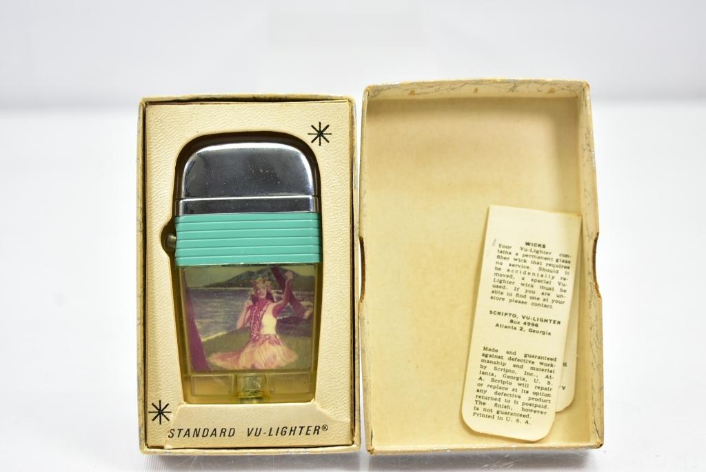 Circa Early 1960's VU- Lighter By Seripto In Original Box