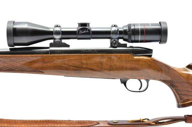 1987 Weatherby, Mark V Deluxe, 300 WBY Mag Cal., Bolt-Action W/ Scope