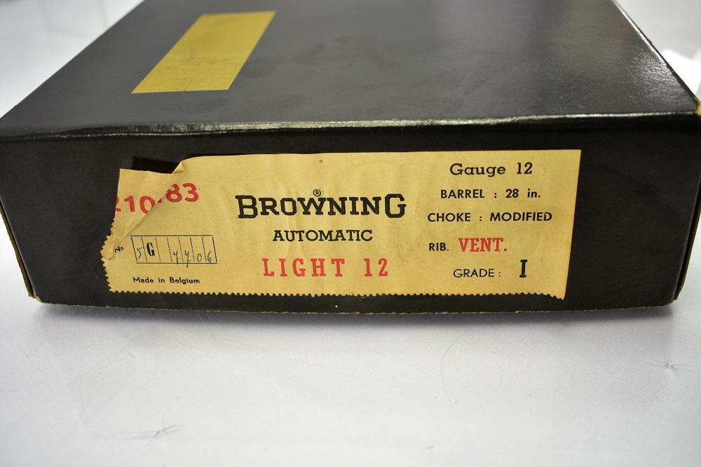 1965 Browning, A5 "Light Twelve", 12 Ga., Semi-Auto W/ Original Box & Slug barrel
