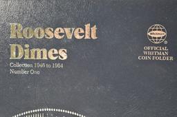 (179) Roosevelt Dimes In Books 1946-2005 (4 Books)