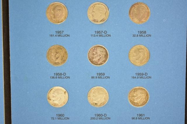 (179) Roosevelt Dimes In Books 1946-2005 (4 Books)