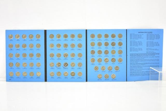 (179) Roosevelt Dimes In Books 1946-2005 (4 Books)