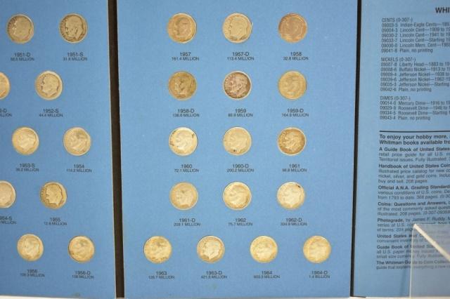 (179) Roosevelt Dimes In Books 1946-2005 (4 Books)