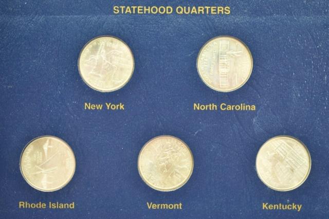 (50) Statehood Quarters In Book 1999-2008