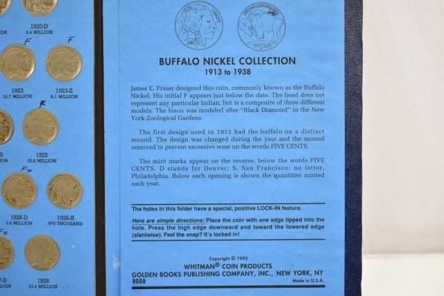 (64) Buffalo Nickels In Book 1913-1938