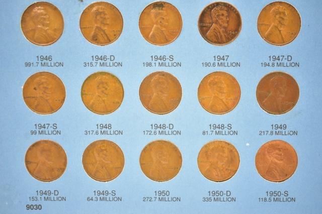 (355) Wheat Pennies/ Lincoln Cents In Books 1909-2013 (4 Books)