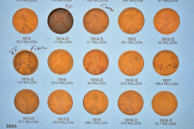 (355) Wheat Pennies/ Lincoln Cents In Books 1909-2013 (4 Books)