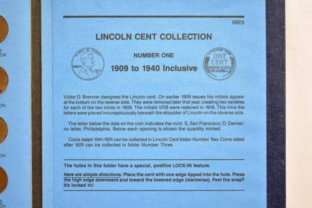 (355) Wheat Pennies/ Lincoln Cents In Books 1909-2013 (4 Books)