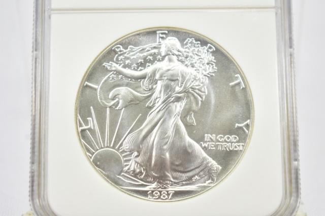1987 One Ounce American Silver Eagle