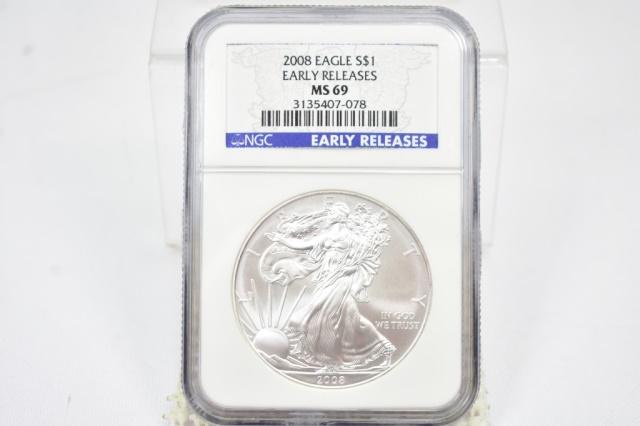 2008 One Ounce American Silver Eagle