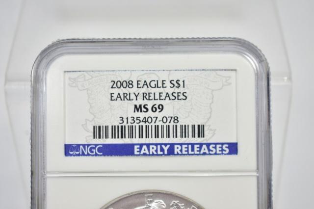 2008 One Ounce American Silver Eagle