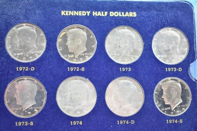 (38) Kennedy Half Dollars In Book 1964-1979