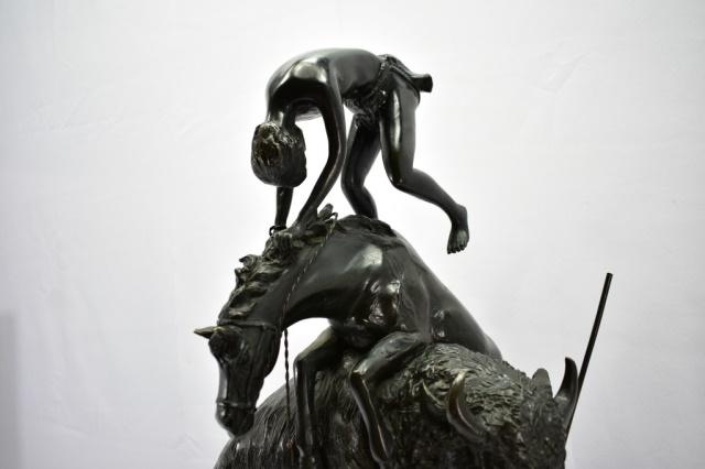 "Buffalo Horse" By Frederic Remington Bronze Sculpture