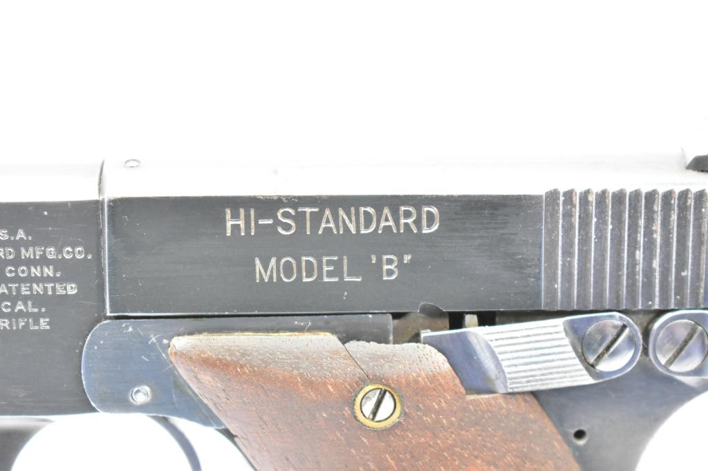 1936 High Standard, Model B, 22 LR Cal., Semi-Auto, SN - 22647