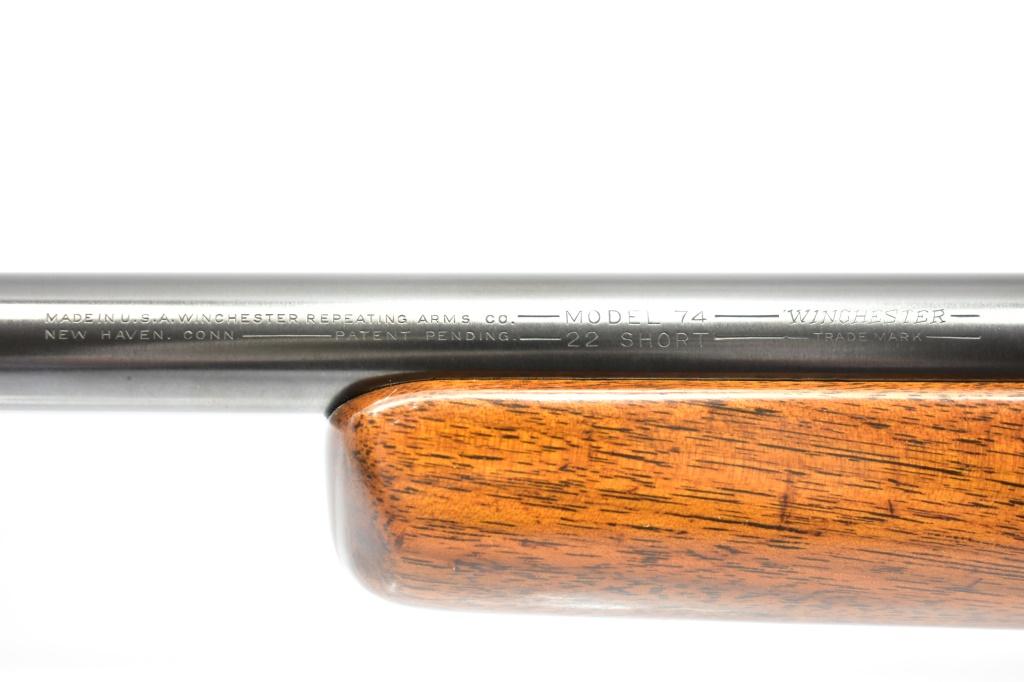 1938 Winchester, Model 74 (First Year Production), 22 SHORT Cal., Semi-Auto, SN - 3907