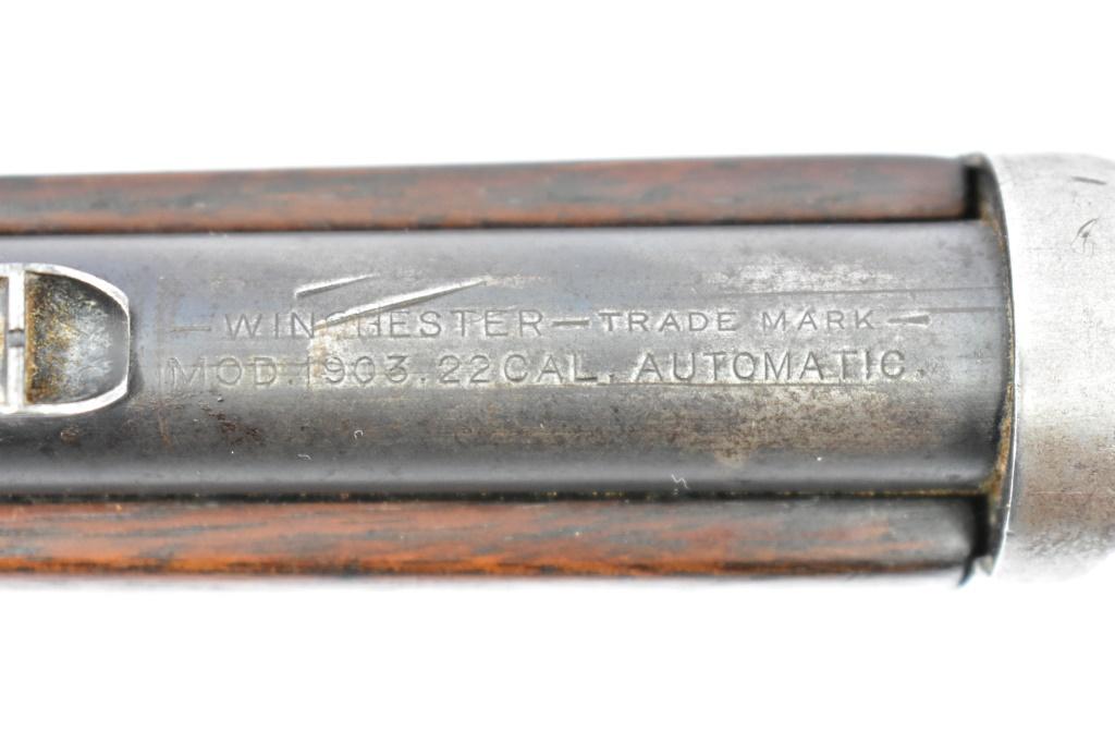 1904 Winchester, Model 1903, 22 Win. Auto Cal., Semi-Auto, SN - 21140