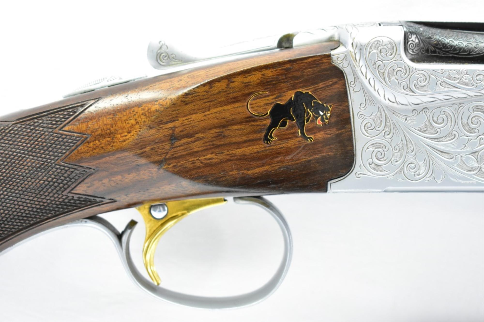 European, Highly Engraved, 20 Ga./ 16 Ga./ 410 Ga., Over/ Under Set, SN - S6700095 (W/ Leather Case)