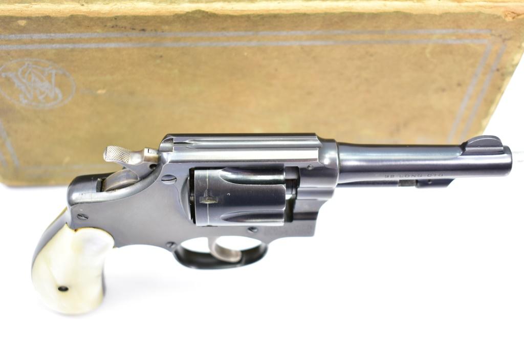 1948 Smith & Wesson, Model Of 1903 (Pre-30), 32 Long Cal., Revolver In Box W/ Grips, SN - 573763