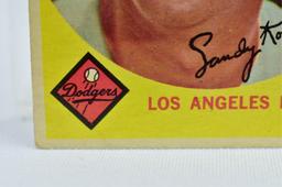 1959 Sandy Koufax - Los Angeles Dodgers - Topps #163