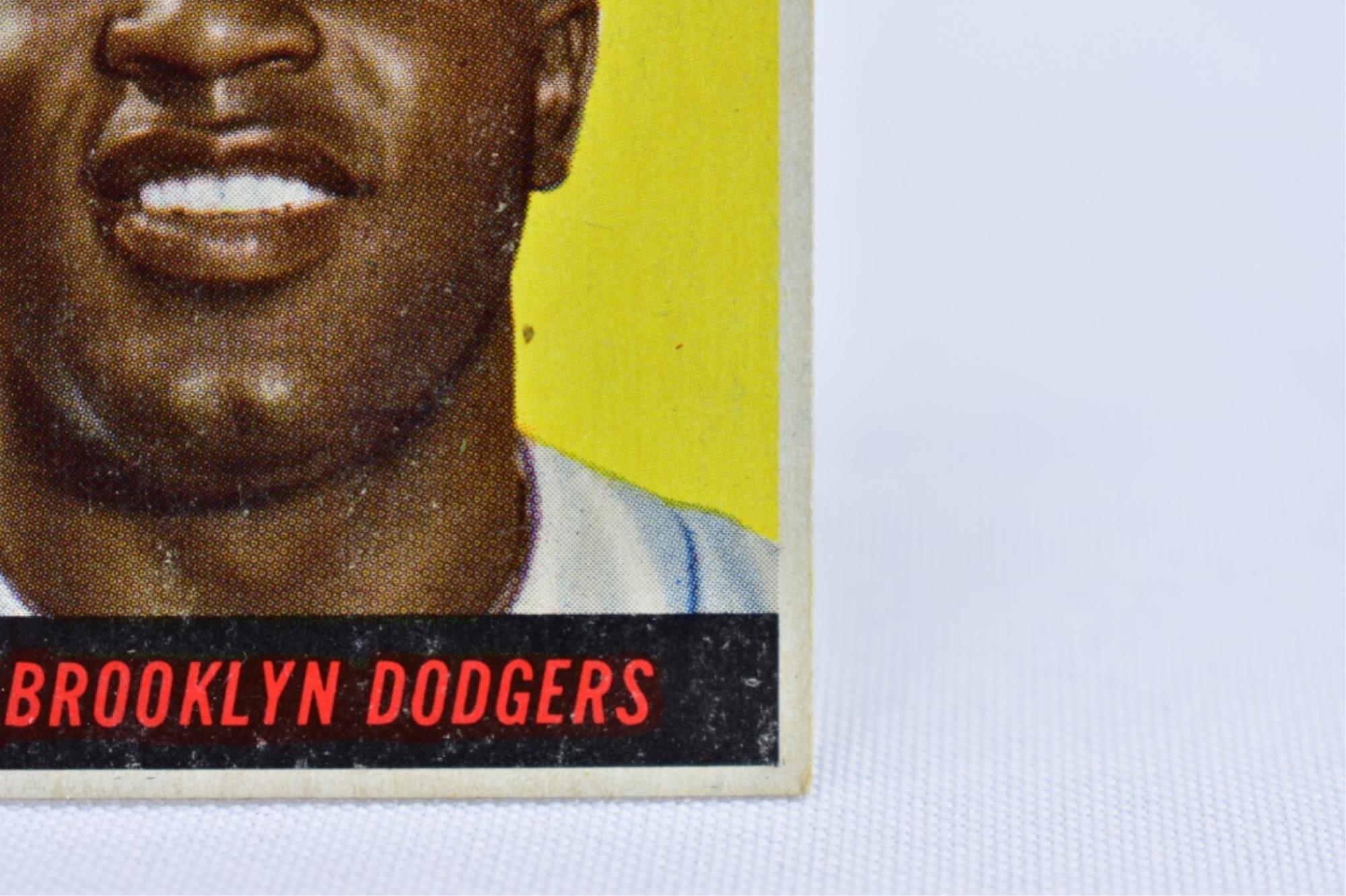 1955 Jackie Robinson - Brooklyn Dodgers - Topps #50