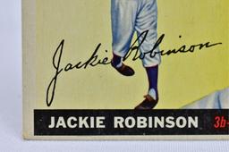 1955 Jackie Robinson - Brooklyn Dodgers - Topps #50