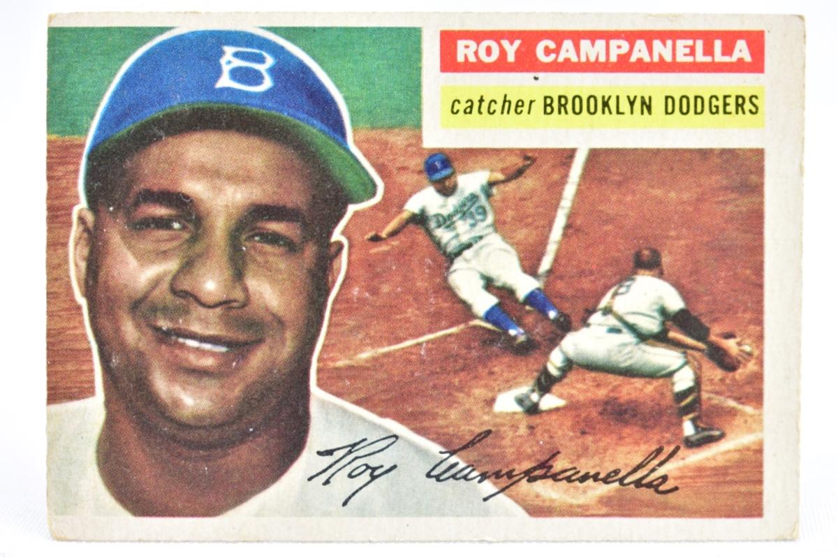 1956 Roy Campanella - Brooklyn Dodgers - Topps #101