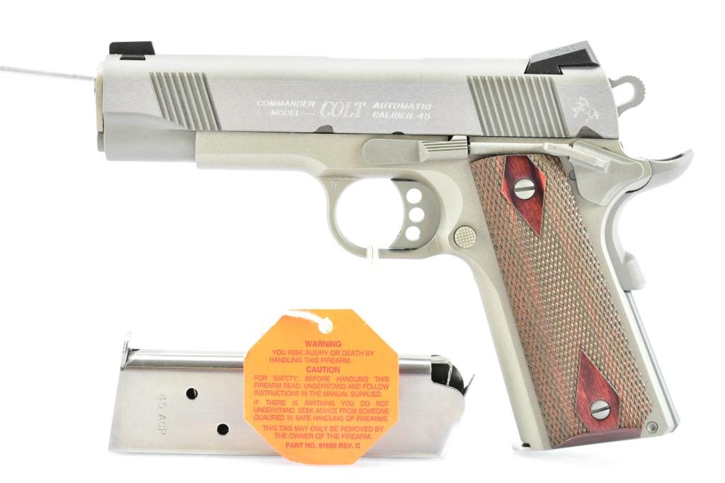 Colt, 1911 Lightweight Commander, 45 ACP Cal., Semi-Auto, W/ Hardcase, SN - FL19307E