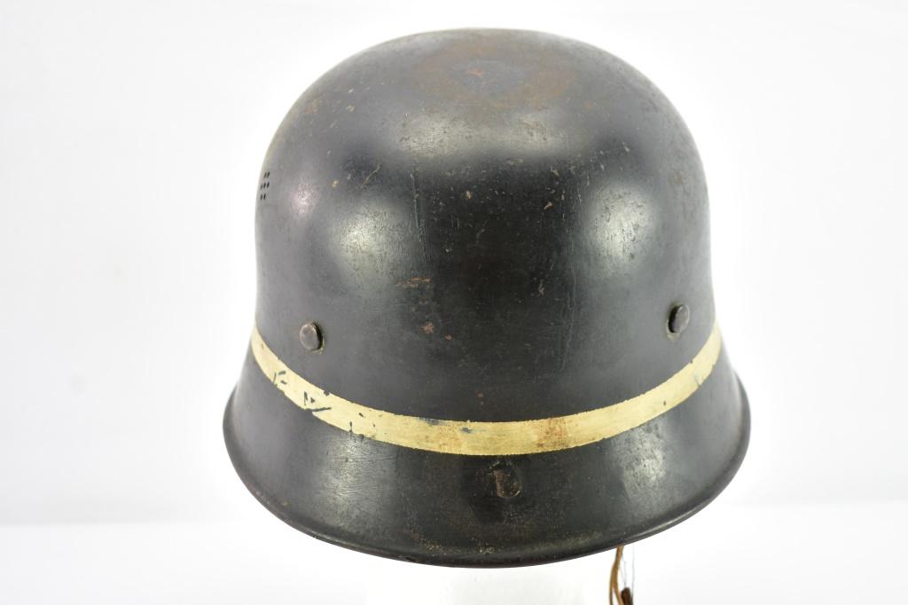 WWII German Luftwaffe Fire Brigade Double Decal Helmet