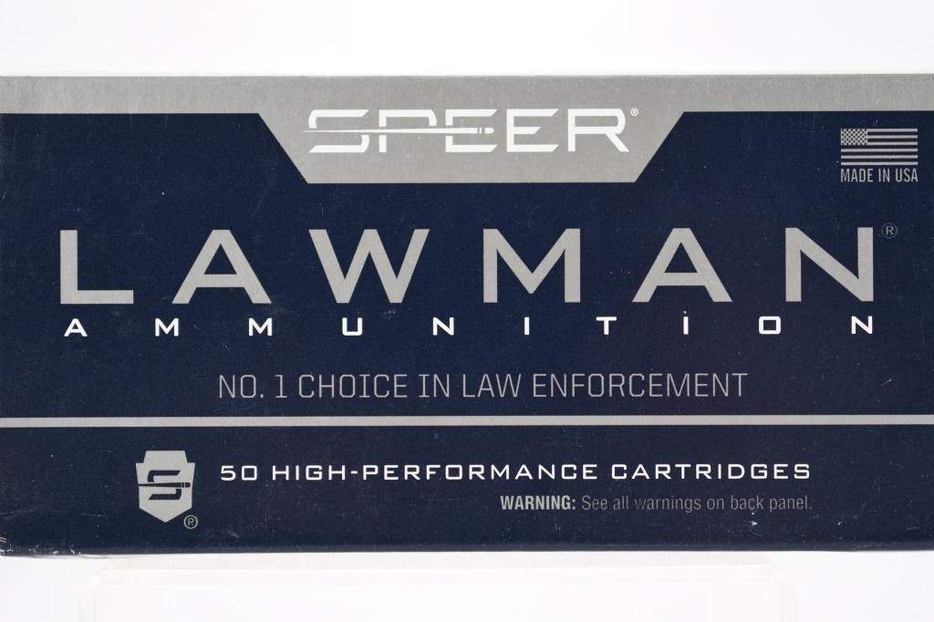 250 Rounds - Speer Lawman 9mm Luger Ammunition - Total Metal Jacket -  147 Grain