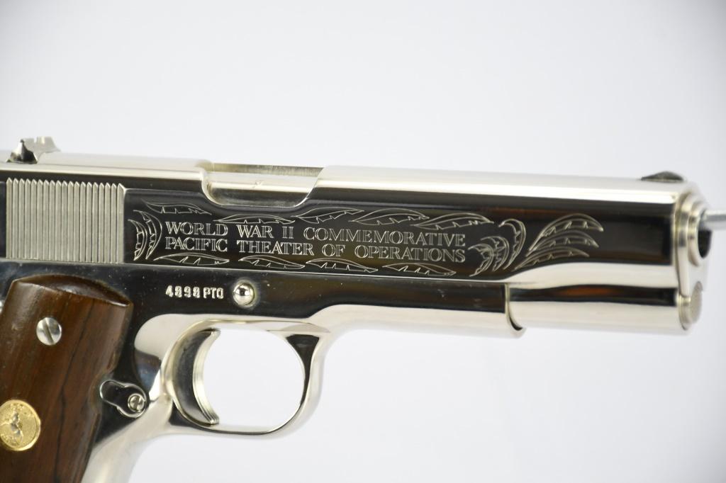 1970 Colt, 1911 WWII "Pacific Theater" Commemorative, 45 ACP Cal., (In Case), SN - 4898PTO