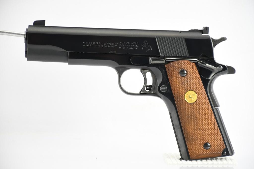 1961 (FIRST YEAR) Colt, M1911 National Match, 38 Spl. Wadcutter Cal., Semi-Auto, SN - 3244-MR