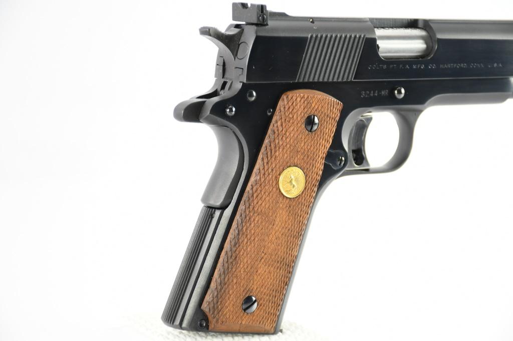 1961 (FIRST YEAR) Colt, M1911 National Match, 38 Spl. Wadcutter Cal., Semi-Auto, SN - 3244-MR