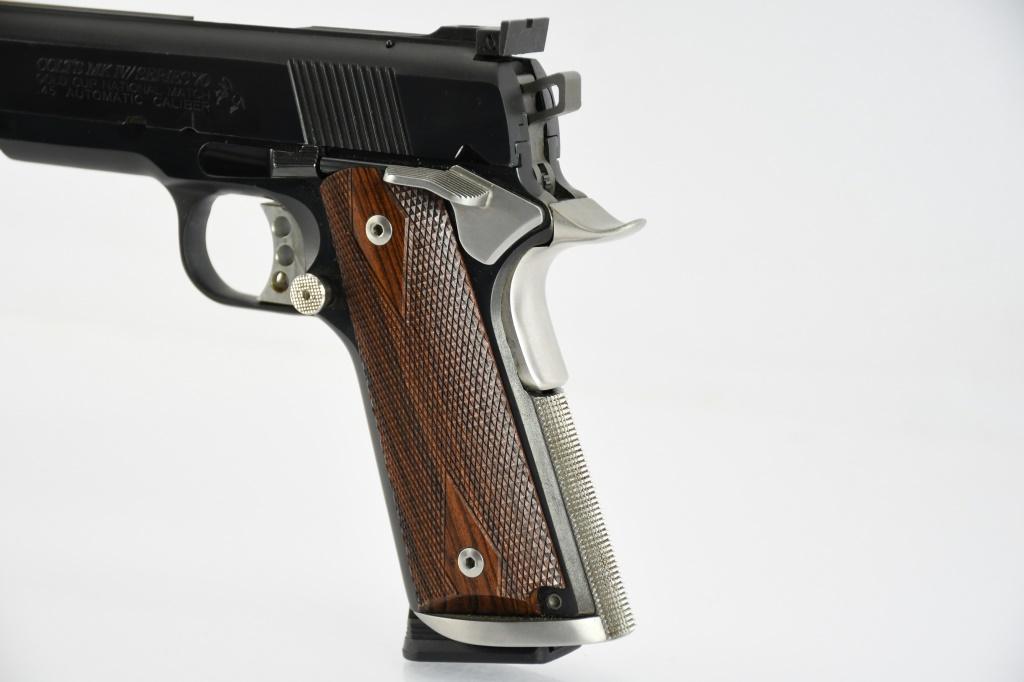 1981 Colt, M1911 Gold Cup National Match "Series 70", 45 ACP Cal., Semi-Auto, SN - 70N96849