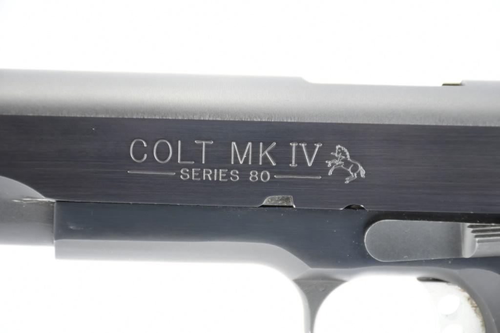 1987 Colt, Government Model MK IV "Series 80", 38 Super Cal., Semi-Auto, SN - FG67613