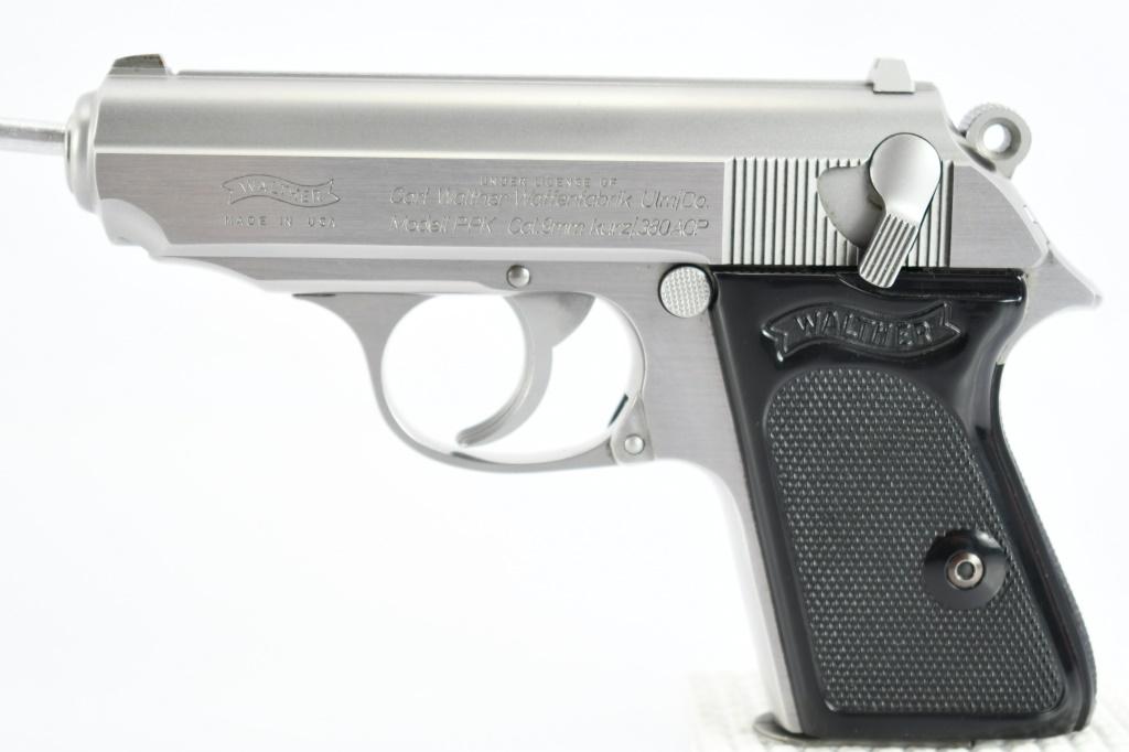 1987 Walther, Model PPK, 380 ACP, Semi-Auto, (W/ Case, Extra Mag. & Paperwork), SN - A057885