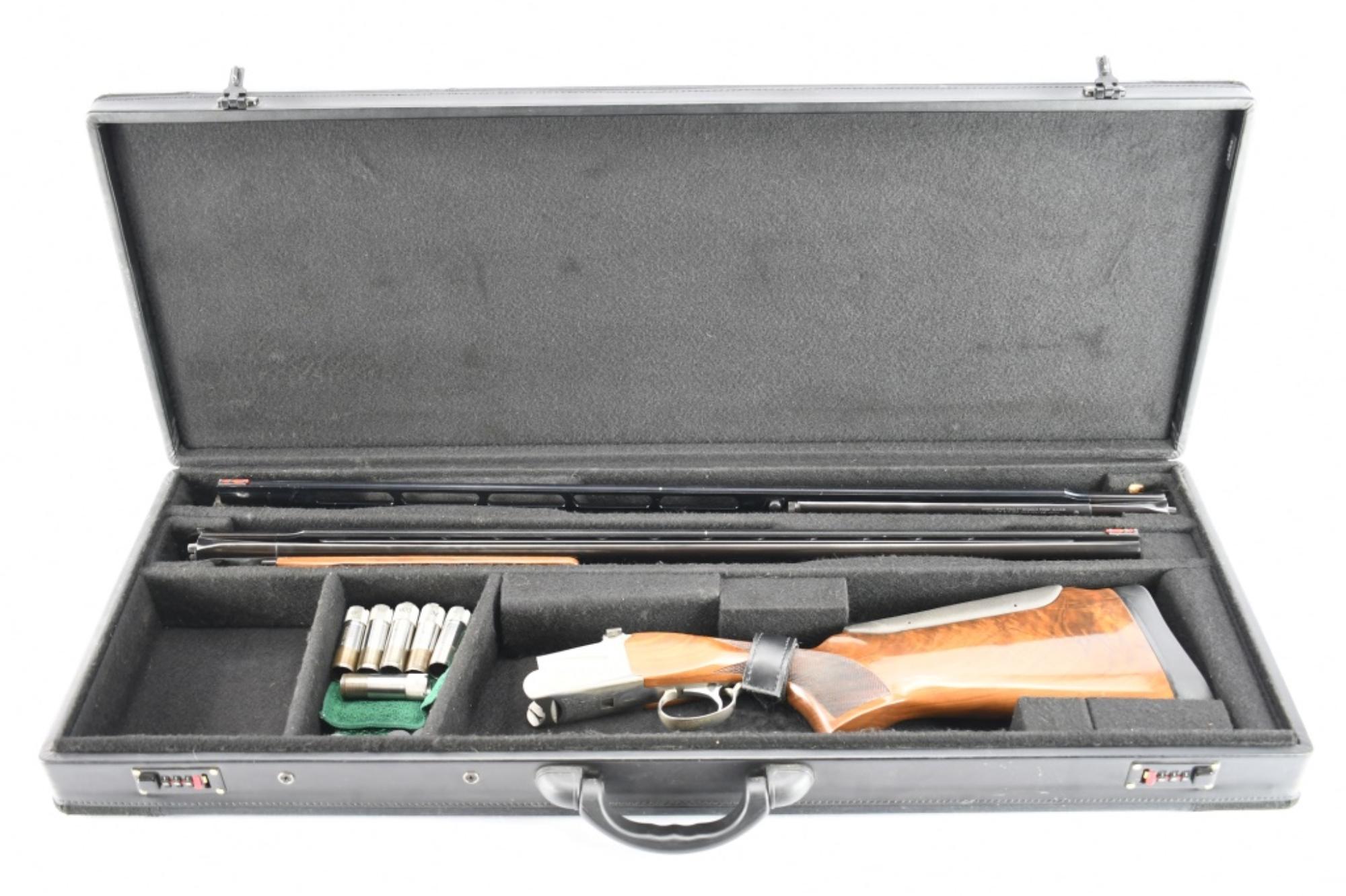 SKB, Model 85TTR Unsingle Competition Trap Combo, 12 Ga., (W/ Hardcase), SN - AS21203