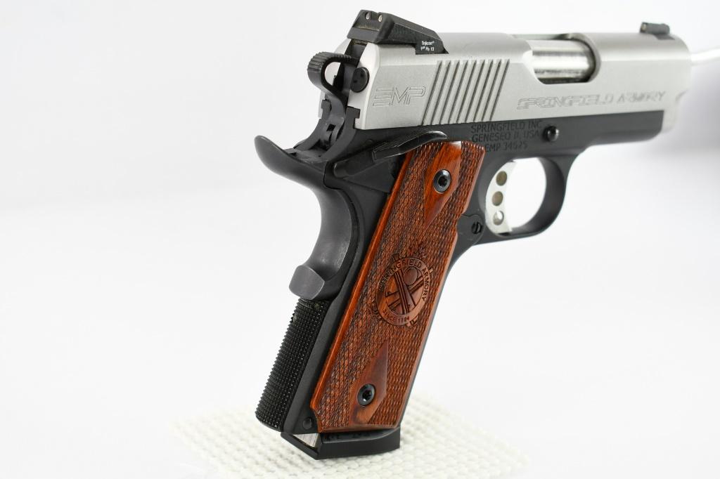 Springfield, 1911 EMP 3" Champion, 9mm Luger Cal., Semi-Auto (W/ Hardcase), SN - EMP34625