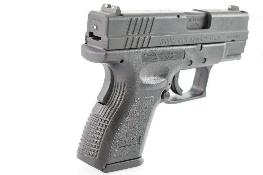 Springfield, XD 3" Sub-Compact, 40 S&W Cal., Semi-Auto (W/ Hardcase), SN - XD333187