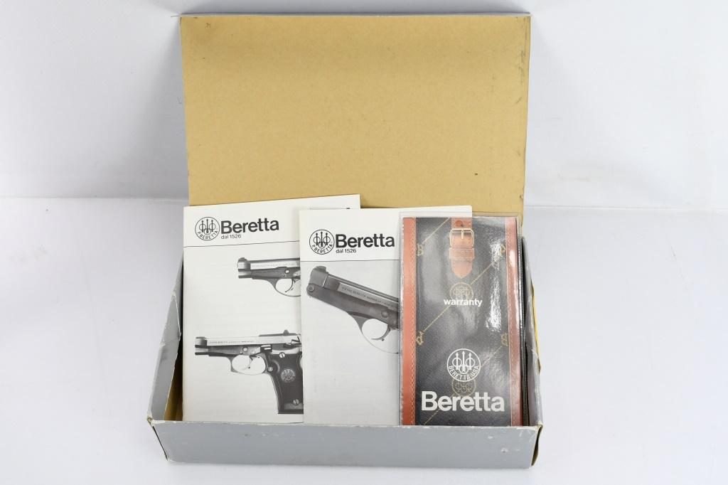 1992 Beretta, Model 86 "Tip-Up", 380 ACP Cal., Semi-Auto (W/ Box & Hardcase), SN - G05106Y