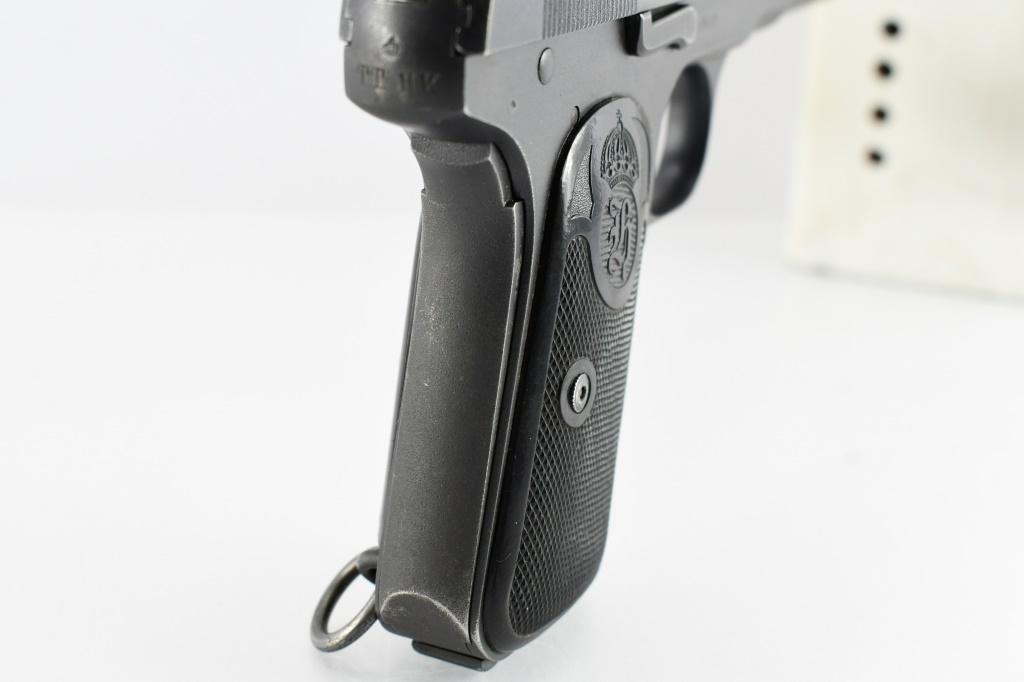 1950's Husqvarna, Model 1907, 380 ACP Cal., Semi-Auto (W/ Holster), SN - 25908