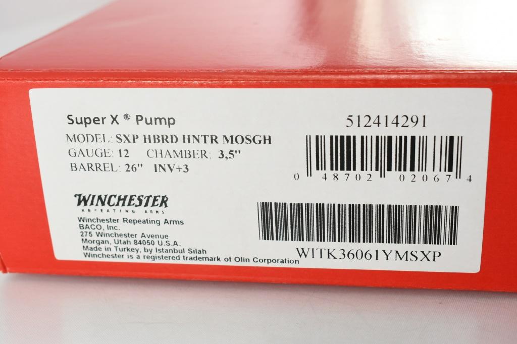 Winchester, SXP Hybrid Hunter, 12 Ga., Pump (New-In-Box), SN - WITK36061YMSXP