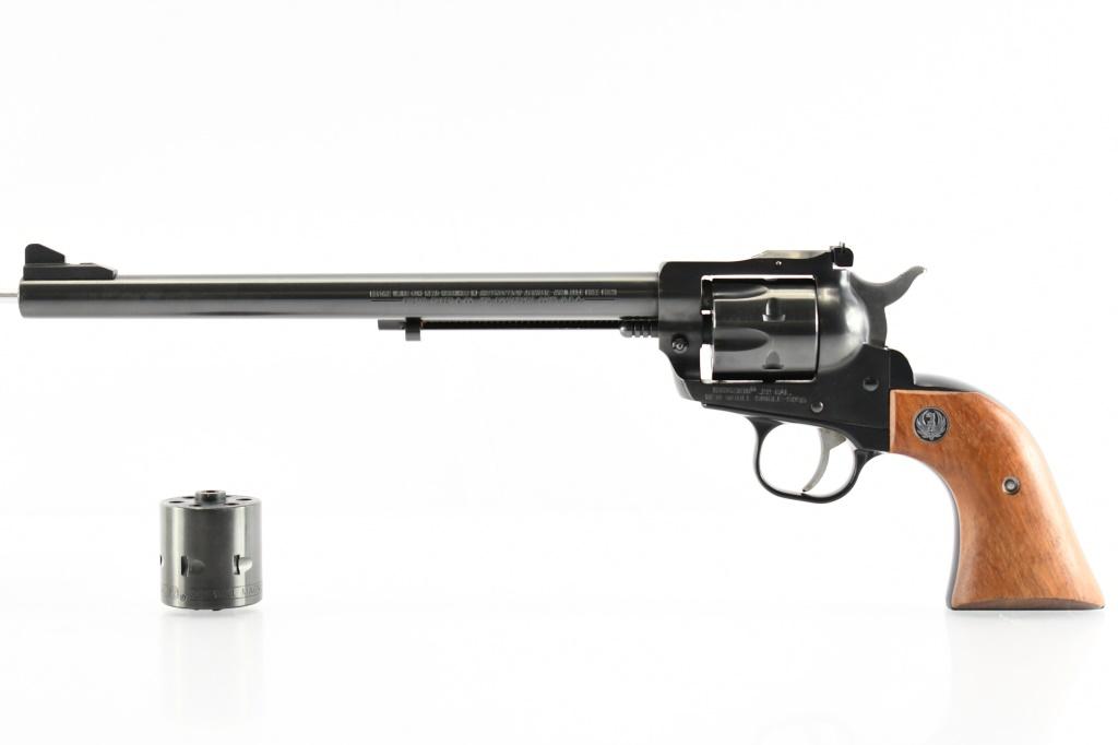 1999 Ruger, New Model Single-Six Buntline, 22 LR & WMF Cal., Revolver (W/ Case), SN - 263-62642