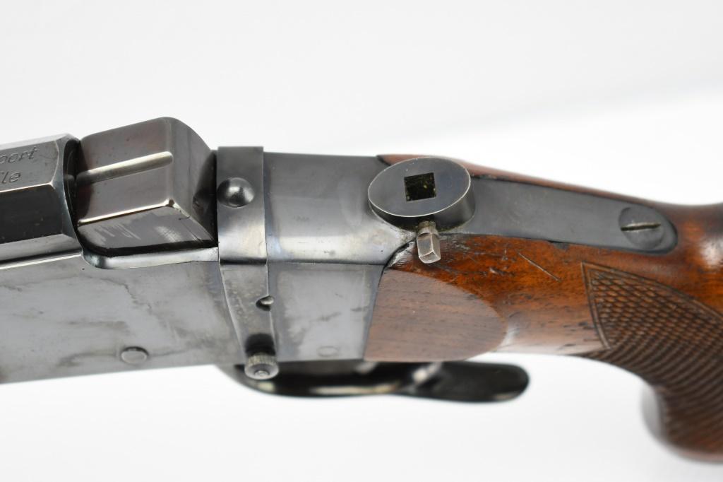 1938 German C.G. Haenel, K.K.Sport Model 2, 22 LR, Falling Block Target Rifle, SN - 6325