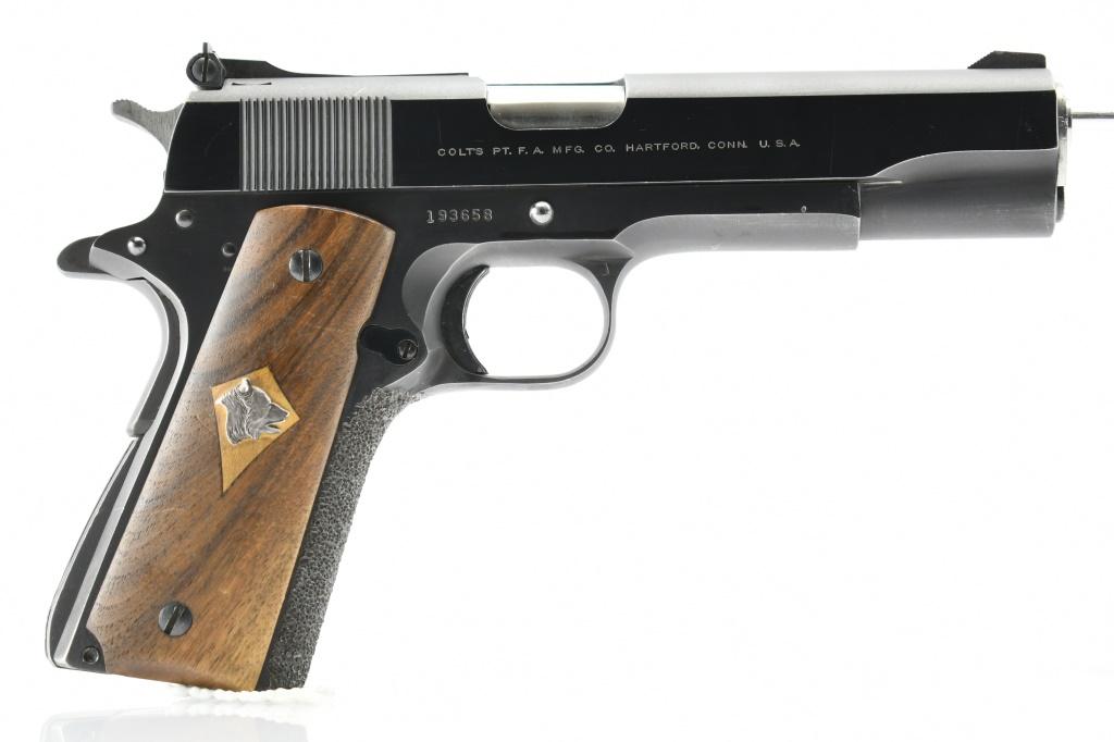 1968 Colt. 1911A1 Super 38, 38 Super, Semi-Auto, SN - 193658