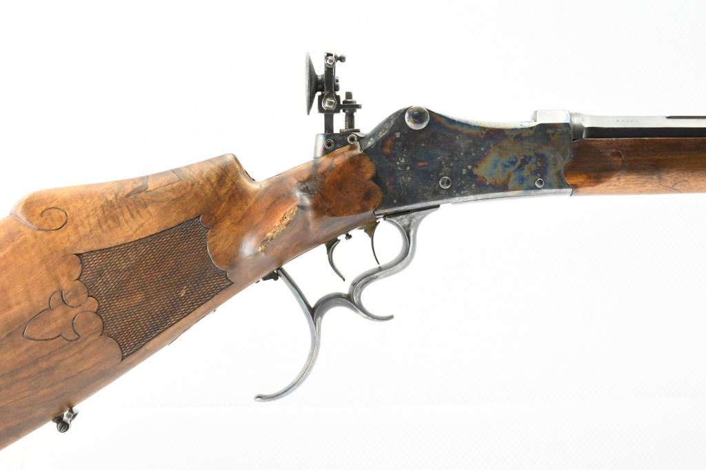 1928 German K. Gebert, Schuetzen Target Rifle, 8.15x46R, Swinging Block, SN - 1982