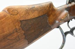 1928 German K. Gebert, Schuetzen Target Rifle, 8.15x46R, Swinging Block, SN - 1982